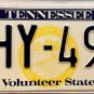 1983 Tennessee License Plate (AHY-492)