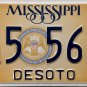 2023 Mississippi License Plate (DA5 5625)