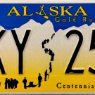 1999 Alaska Gold Rush License Plate (DKY 258)