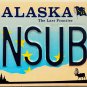 1998 Alaska Vanity License Plate (UNSUBS)