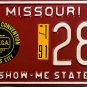 1991 ALPCA 37th International Convention Kansas City, Missouri License Plate (280)