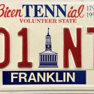 1996 Tennessee BicenTENNial License Plate (801 NTC)