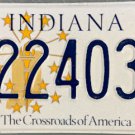 2003 Indiana Disabled Wheelchair License Plate (224031)