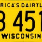 1988 Wisconsin License Plate (RB 4511)