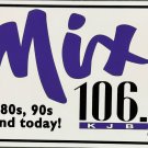 Mix 106.7 KJBX (Jonesboro, Arkansas) 80's, 90's and Today! Plastic License Plate Mix 106.7 KJBX (Jonesboro, Arkansas) 80's, 90's and Today! Plastic License Plate