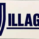 Village Plastic License Plate