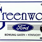 Greenwood Ford BMW Bowling Green, Kentucky License Plate Greenwood Ford BMW Bowling Green, Kentucky License Plate
