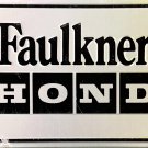 Faulkner Honda (Silver) License Plate Faulkner Honda (Silver) License Plate