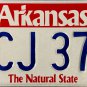 1995 Arkansas License Plate (YCJ 374)