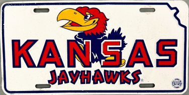 Kansas Jayhawks License Plate
