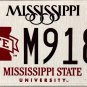 2022 Mississippi: Mississippi State University License Plate (M9187)