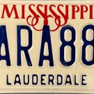 1988 Mississippi License Plate (8ARA882)
