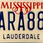 1988 Mississippi License Plate (8ARA882)