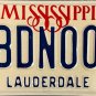1988 Mississippi License Plate (1BDN005)