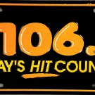 Y106.7 Today's Hit Country (Atlanta, Georgia) License Plate Y106.7 Today's Hit Country (Atlanta, Georgia) License Plate
