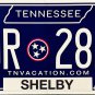 2024 Tennessee License Plate (BDR 2826)