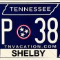 2023 Tennessee License Plate (BMP 3843)
