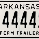 Arkansas Permanent Trailer License Plate (AB 444498)