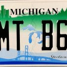 2021 Michigan Spectacular Peninsulas License Plate (3MT B66)