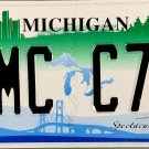 2022 Michigan Spectacular Peninsulas License Plate (5MC C72)