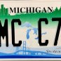 2022 Michigan Spectacular Peninsulas License Plate (5MC C72)