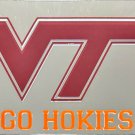 Virginia Tech Go Hokies (Mirrored Background) License Plate Virginia Tech Go Hokies (Mirrored Background) License Plate
