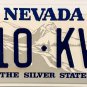 2002 Nevada License Plate (110 KVR)