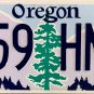 2017 Oregon License Plate (759 HMQ)