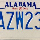 1993 Alabama License Plate (1AZW237)