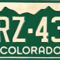 1990 Colorado License Plate (PRZ-431)