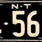 1958-1959 Australia Northern Territories License Plate (4-563)