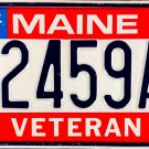 2022 Maine Air Force Veteran License Plate (2459A2)