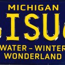 Michigan Water-Winter Wonderland Vanity License Plate (SISU6)