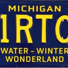 Michigan Water-Winter Wonderland Vanity License Plate (A1RTCH)