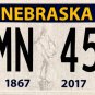 2018 Nebraska License Plate (UMN 457)