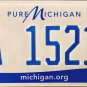 2014 Michigan License Plate (DA 15211)