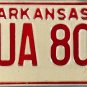 1968 Arkansas License Plate (AUA 805)
