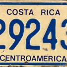 Costa Rica License Plate (29423)
