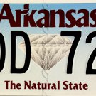 2022 Arkansas License Plate (ADD 72H)