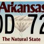 2022 Arkansas License Plate (ADD 72H)