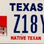 Texas Native Texan License Plate (Z18YL)