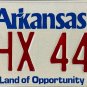 1986 Arkansas License Plate (MHX 448)