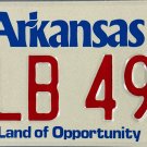 1983 Arkansas License Plate (JLB 498)