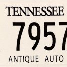 Tennessee Antique Auto License Plate (AA 79573)