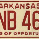 1979 Arkansas License Plate (FNB 462)