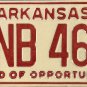 1979 Arkansas License Plate (FNB 462)