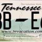 2022 Tennessee License Plate (23B-E69)