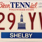 2000 Tennessee License Plate (029 YVT)