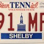 1997/1998/2000 Tennessee License Plate (191 MFH)