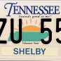 2003/2004/2006 Tennessee License Plate (JZU 556)